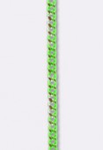 Colorful Oval Cable Chain 1.6mm Neon Green x20cm