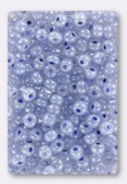 4mm Seed Beads Ceylon Gray Blue x20g