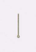 30mm Gold Plated Open Eye Pins x20