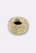 14K Gold Filled Stardust Rondelle Smart Bead Spacer 3x1.5 mm x6
