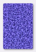 Miyuki 15/0 Round Seed Beads Opaque Bright Purple Dyed x10g