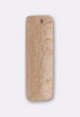 Rosewood Wood Pendant 40x12 mm x1