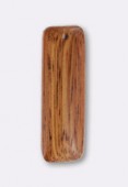 Rosewood Wood Pendant 40x12 mm  x1