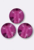 4mm Czech Smooth Round Glass Beads Orchid x50