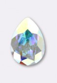 14X10mm Austrian Crystals Pear Fancy Stone 4320 Crystal AB F x1
