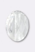 10x8mm Austrian Crystals Oval Mini Beads 5051 Crystal x1