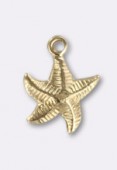 14 K Gold Filled Starfish Charms 10 mm x1