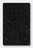 Miyuki Square Beads 1.8 mm SB0401F Black Matted x10g