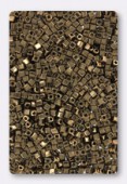 Miyuki Square Beads 1.8 mm SB0457 Metallic Dark Bronze x10g