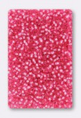 2 mm Rose Dyed Silver Lined Czech Seed Beads x20g 