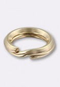 Gold filled 14 k Round Split Ring 5 mm x1