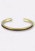 Brass Bangle For Rhinestone Chain 4 mm x1