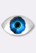 18x10.5 mm Swarovski Crystal Eye Fancy Stone 4775 Blue  x1