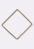 1,1x30mm Antiqued Brass Plated Square Stamping x1