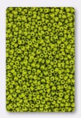 2mm Olive Opaque Seed Beads x20g