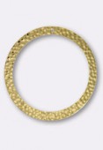 56mm Gold Plated Large Ring Pendant x1