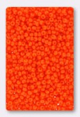2mm Seed Beads Orange Opaque x20g