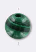 Malachite Gem Round Beads 4 mm x1