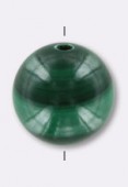 Malachite Gem Round Beads 8 mm x1