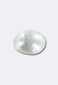 Perle d'eau douce baroque blanche 3-4 mm x4