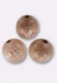 Rosewood Wood Round Beads 10 mm x6