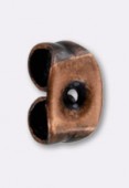 6x4mm Copper Plated Earring Backs ( Earnuts ) x12