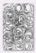 12mm Silver Plated Open Jump Rings Findings x12