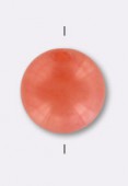Round Pink Coral Beads 5 mm x12
