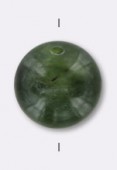 10mm Nephtite Jade Matt Round Beads x4