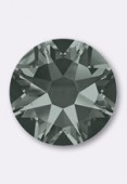 7mm Austrian Crystals Flatback Rhinestones 2058 SS34 Black Diamond F x144