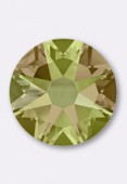 3mm Austrian Crystals Hotfix Flatback Rhinestones 2038 SS10 Crystal Luminous Green M HF x50