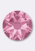 2mm Austrian Crystals Flatback Rhinestones 2058 SS6 Pink Light F x50