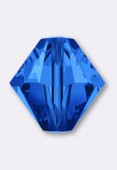 Preciosa Crystal Bicones Beads 4 mm Sapphire x30