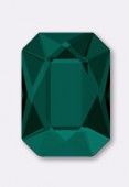 14X10mm Emerald Cut 2602 Flatback Emerald F x1