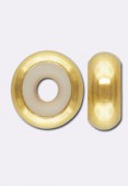 Gold filled 14 k stopper bead 7 mm x1