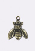Gold Plated Bee Charms 13x12 mm x1