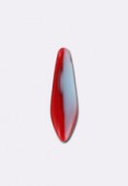 Feuille langue 16x5 mm red-grey x4