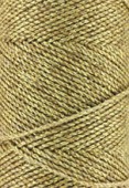 1mm Cord Waxed Cotton Metallized Gold x1m