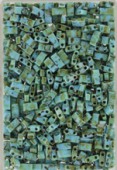 Miyuki Half Tila Beads HTL-4514 picasso opaque seafoam green x10g