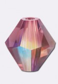 Preciosa Crystal Bicones Beads 4 mm Light Burgundy x30