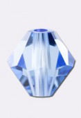 Preciosa Crystal Bicones Beads 4 mm Light Sapphire x30