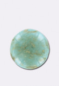 Turquoise de Chine cabochon 12 mm x1